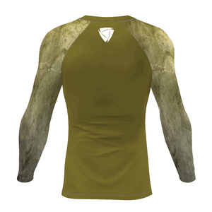 Men Long Sleeve Spandex Polyester Rash Guard logo long sleeve rash guard manufacturer wholesale sublimation rash guard supplier - Product Image 6