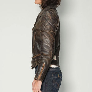 Chaquetas de Cuero de Moda para Mujer, Más Vendidas, Personalizadas con su Propio Logotipo, Chaquetas de Cuero Tejidas de Marca Privada - Product Image 4