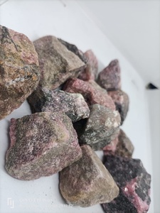 Natural Rhodonite <b>Raw</b> Stone Rough Pink Gemstone <b>Crystal</b> Mineral Specimen Natural Healing Stone Wholesale Supplier - Product Image 6