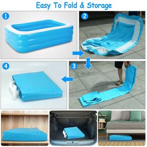 Centro Giochi Gonfiabile per Famiglie, Piscina Portatile per Bambini, Piscina Gonfiabile per Divertimento all'Aperto - Product Image 2