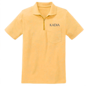 Polo de Piqué 100% Algodón con Logotipo Personalizado para el Verano 2026, Camiseta Polo de Golf Amarilla Lisa y Transpirable para Hombre, Venta al Por Mayor - Product Image 1