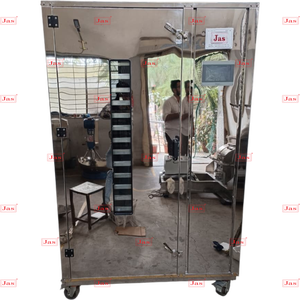 Déshydrateur alimentaire électrique commercial en acier inoxydable avec plateau pour pompe à chaleur au sol, machine de séchage 6 kW pour viande, fruits et légumes - Product Image 2