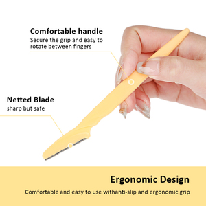 Lot de 12 rasoirs à sourcils et outils de dermaplaning pour le visage, pour femmes et hommes, avec étui de protection – Nouveauté ! - Product Image 3