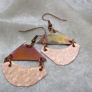 Bijoux de mode en cuivre et laiton écologiques de qualité supérieure, fabriqués à la main, modèle 9, très vendus, pour les fêtes, accessoires exclusifs en cristal - Product Image 5