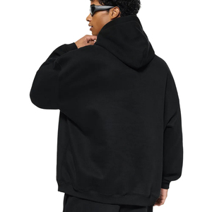 Customized <b>Hoodie</b> Cotton Fleece Streetwear Casual Pullover Hooded Sweatshirt Screen Printing Puff Printing Supplier - Product Image 4