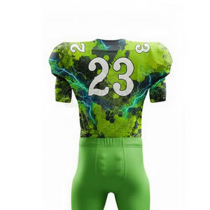 Uniforme de football américain de haute qualité, sublimé, avec coutures robustes et ajustement flexible pour les joueurs actifs - Product Image 6