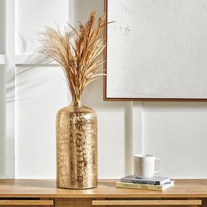 Classic Metal Floral Accent Vase Elegant Home Decoration Wedding Event Centerpiece Handmade Premium Decorative Display Quality - Product Image 5