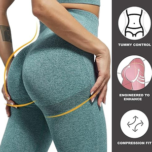 Women's High Waist <b>Seamless</b> Sports <b>Leggings</b> for Yoga Fitness Workout Running Activewear Training Wear - Product Image 5