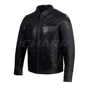 Chaqueta de cuero para hombre de alta calidad con tela de textura suave y comodidad duradera para uso diario en invierno. - Product Image 4