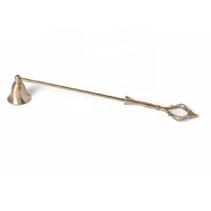 Modern Home Metal <b>Candle</b> Snuffer Long Handle <b>Candle</b> Extinguisher Tool Decorative <b>Wick</b> Dipper Home Decor Piece - Product Image 1