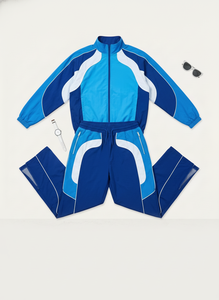 Conjunto Deportivo para Hombre con Bloques de Color, Sudadera con Capucha, Manga Larga, Ligero, Ropa Deportiva Urbana, Transpirable, Poliéster y Algodón, Otoño 2 en 1 - Product Image 4