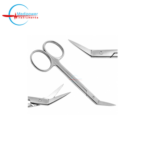 Ciseaux à iris angulaires OEM ODM SuperCut, instrument chirurgical en acier inoxydable réutilisable, micro-ciseaux fins et tranchants pour hôpital et clinique - Product Image 3