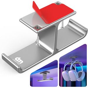 Support de casque en aluminium, conception brevetée, avec vis adhésives puissantes, fixation sur bureau et sur pieds - Catégorie de produit - Product Image 1