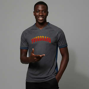 เสื้อฟุตบอลแขนสั้นแบบระบายอากาศได้ดี ผลิตจากโพลีเอสเตอร์ 100% พร้อมปักโลโก้ตามสั่ง ด้วยเทคนิคการพิมพ์แบบซับลิเมชั่น รุ่นใหม่ล่าสุด - Product Image 5