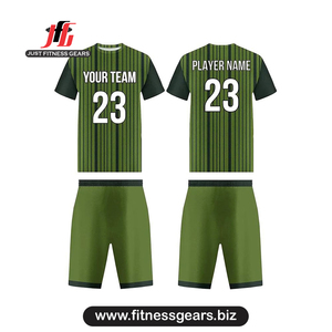JUST FITNESS GEARS Ensemble de maillots de basket personnalisés à rayures rouges sublimés, anti-transpiration, unisexe, vêtements de sport pour adultes - Product Image 2