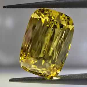 2ct VS1 Fancy Yellow <b>Rectangular</b> <b>Cushion</b> Mixed Cut IGI Certified Lab Grown Loose Diamond - Product Image 1