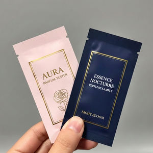 Bolsa de Embalaje Personalizada para Cosméticos, Líquidos, <span class=keywords><strong>Polvos</strong></span>, Lociones y Cremas, Sachet Plano Mini Sellado por 3 Lados, Impresión Personalizada, Tamaño Pequeño - Product Image 6