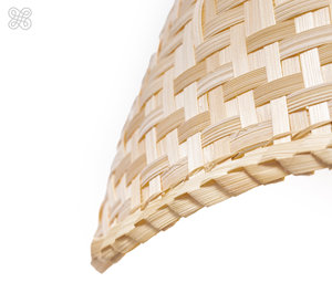 Handmade Bamboo Pendant Light Bohemian Woven Lamp Shade Eco Friendly <b>Ceiling</b> Lighting OEM Supplier Vietnam - Product Image 3