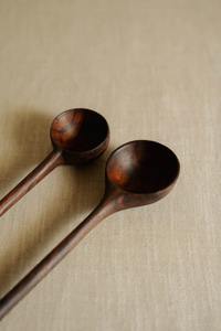 Cuchara de servir de madera, cuchara de madera hecha a mano, juego de cucharas de madera, cuchara de madera natural, cuchara de cocina de madera, cuchara de madera tipo cucharón - Product Image 6