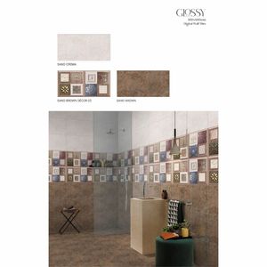 กระเบื้องเซรามิกสีขาวซุปเปอร์ไวท์ ทนทาน ขนาด 300x600 มม. สำหรับการออกแบบตกแต่งภายในสำนักงานร่วมสมัยและการปรับปรุงพื้นที่เชิงพาณิชย์ระดับมืออาชีพ - Product Image 1