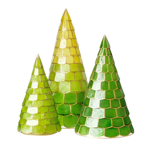 High End Eye-catching Capiz Shell Christmas Tree Decoration Christmas <b>Table</b> Decoration Made in Vietnam - Product Image 2