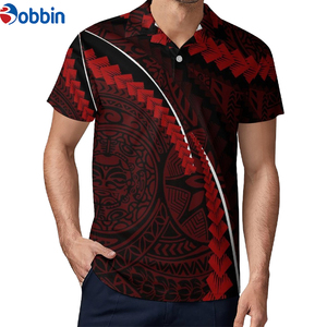 Camisa Formal Transpirable para Hombre, Sublimada, Antiarrugas, con Logotipo Bordado en la Parte Delantera, Manga Corta, Cierre de Botones, Spandex/Poliéster - Product Image 4