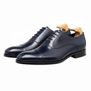 Zapatos de Vestir Formales Negros de Estilo Británico Casual para Hombre, Zapatos de Cuero Planos para Bodas y Fiestas - Product Image 5