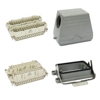 Conector de Alimentación Industrial HE-024 de Alta Resistencia, 24 Pines, Macho/Hembra, IP65, 500V, 16A, Fabricante