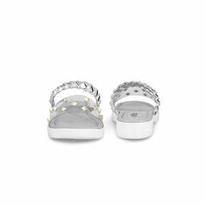 Pantoufles de sport formelles en argent PU0472 - Product Image 2