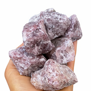 Piedra de Cuarzo Fresa, Gema Natural sin Pulir, Cristal de Sanación Reiki para Feng Shui, Tallado a Mano, Tamaño Personalizado - Product Image 2