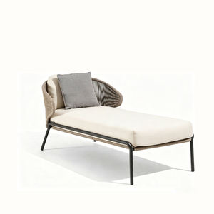 Tumbona <span class=keywords><strong>de</strong></span> aluminio con cuerda tejida a mano <span class=keywords><strong>para</strong></span> piscina, hotel, resort, uso comercial, venta al por mayor - Product Image 5