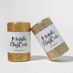 Hilo metálico YARNA (250g) para tejer a crochet, refinado, de lujo, con brillo natural, marca coreana. - Product Image 2