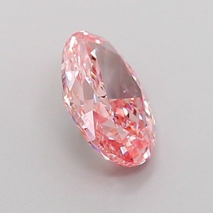 Diamant CVD rose vif fantaisie de forme ovale modifiée, cultivé en laboratoire, 1,55 carat, clarté VS1, polissage excellent, diamant non monté de luxe - Product Image 4