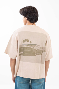 เสื้อยืดแขนสั้นผู้ชายทรงปกติ สไตล์ลำลอง คอโอ ผ้าฝ้าย 100% คุณภาพสูง ไซส์ใหญ่ รุ่น OEM ปี 2026 ที่ได้รับความนิยมมากที่สุด - Product Image 2