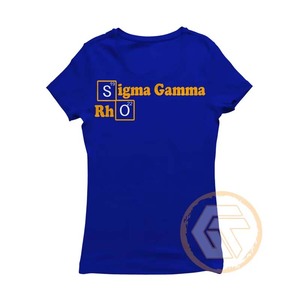 Camiseta Personalizada Sigma Gamma Rho para Mujer, Ropa de Sororidad, Jersey de Algodón, Transpirable, de Secado Rápido, Ropa Griega de Alta Calidad - Product Image 1