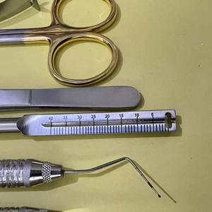 Kit de chirurgie péri-dentaire micro-invasive le plus vendu, instruments dentaires en acier inoxydable pour implants, ensemble manuel réutilisable CE - Product Image 3