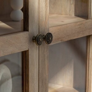 Vitrina de Madera Vandana Merino Ultra, Mueble de Almacenamiento Moderno de Madera Sólida con Diseño Minimalista - Product Image 2