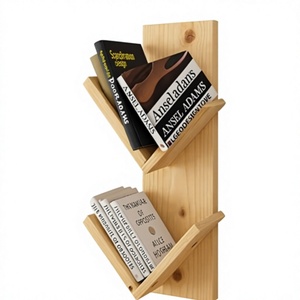 Book <b>Shelves</b> For Study Room Book organized For Study Room Book Wall Holder For Library & office Mango Wood Book <b>Shelves</b> For Wall - Product Image 3