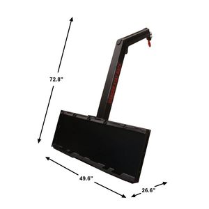 Quick Tach Skid Steer Lift Pole Jib Hoist Crane Pick-Up Tool para un trabajo eficiente - Product Image 2