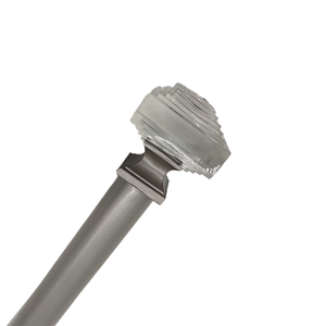 Barra de Cortina Metálica Ajustable Más Vendida con Adornos de Cristal para el Hogar, Dormitorio y Sala de Estar - Product Image 1