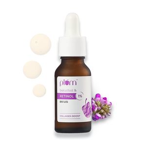 Suero Facial Nocturno Antienvejecimiento Avanzado con 1% de Retinol y Bakuchiol Plum |   Aumenta el Colágeno, Reduce las Líneas Finas y las Arrugas |   20 ml - Product Image 1