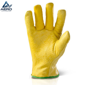 Guantes de trabajo de cuero de doble palma para hombre, guantes de seguridad para montadores y ajustadores, protección para las manos. - Product Image 3