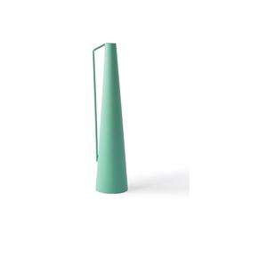 Jarrón Metálico Verde Menta Mate de Estilo Nórdico Moderno, Maceta Geométrica Minimalista de Hierro para Decoración del Hogar |   Jarrón Cónico de Lujo para Centro de Mesa - Product Image 1
