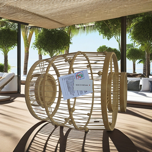 Pantalla de Lámpara Redonda de Bambú Tejido Ecológica - Decoración Sostenible para Hogares, Restaurantes, Hoteles y Resorts - Product Image 4