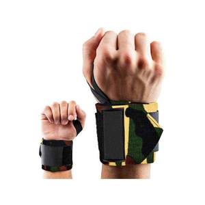 สายรัดข้อมือคุณภาพสูงสำหรับยกน้ำหนัก พิมพ์โลโก้ได้ ปรับขนาดได้ กันลื่น - Product Image 5