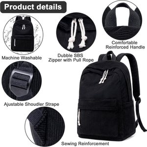 Latest Design Durable Cowhide <b>Backpack</b> with Zipper Closure and Washable Polyester Lining Low Price - Product Image 4