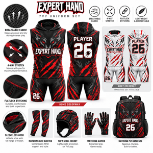 Uniforme de Fútbol Americano Personalizado, Elástico en Cuatro Direcciones, Ecológico, Sublimado, Conjunto de Camiseta y Pantalones Cortos para Jóvenes y Adultos, Ropa Deportiva para Clubes y Equipos - Product Image 6