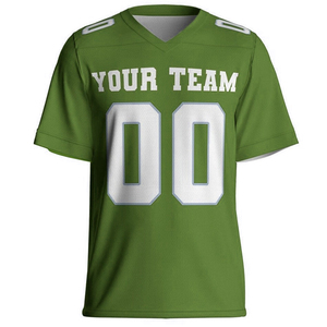 Maillot de football américain unisexe personnalisé par sublimation pour adultes, haute qualité, nouveau design, manches courtes, grandes tailles disponibles - Product Image 1