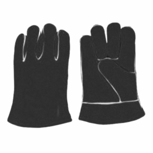 ถุงมือเชื่อมหนังวัวแท้คุณภาพสูง ถุงมือป้องกันความปลอดภัยทางอุตสาหกรรม ทนทานต่อการเสียดสี - Product Image 6