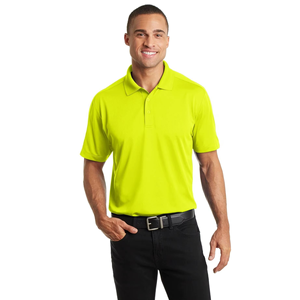 Polo de Manga Corta Rojo Sólido para Hombre, 100% Algodón Piqué, Transpirable, Corte Regular Informal - Product Image 5